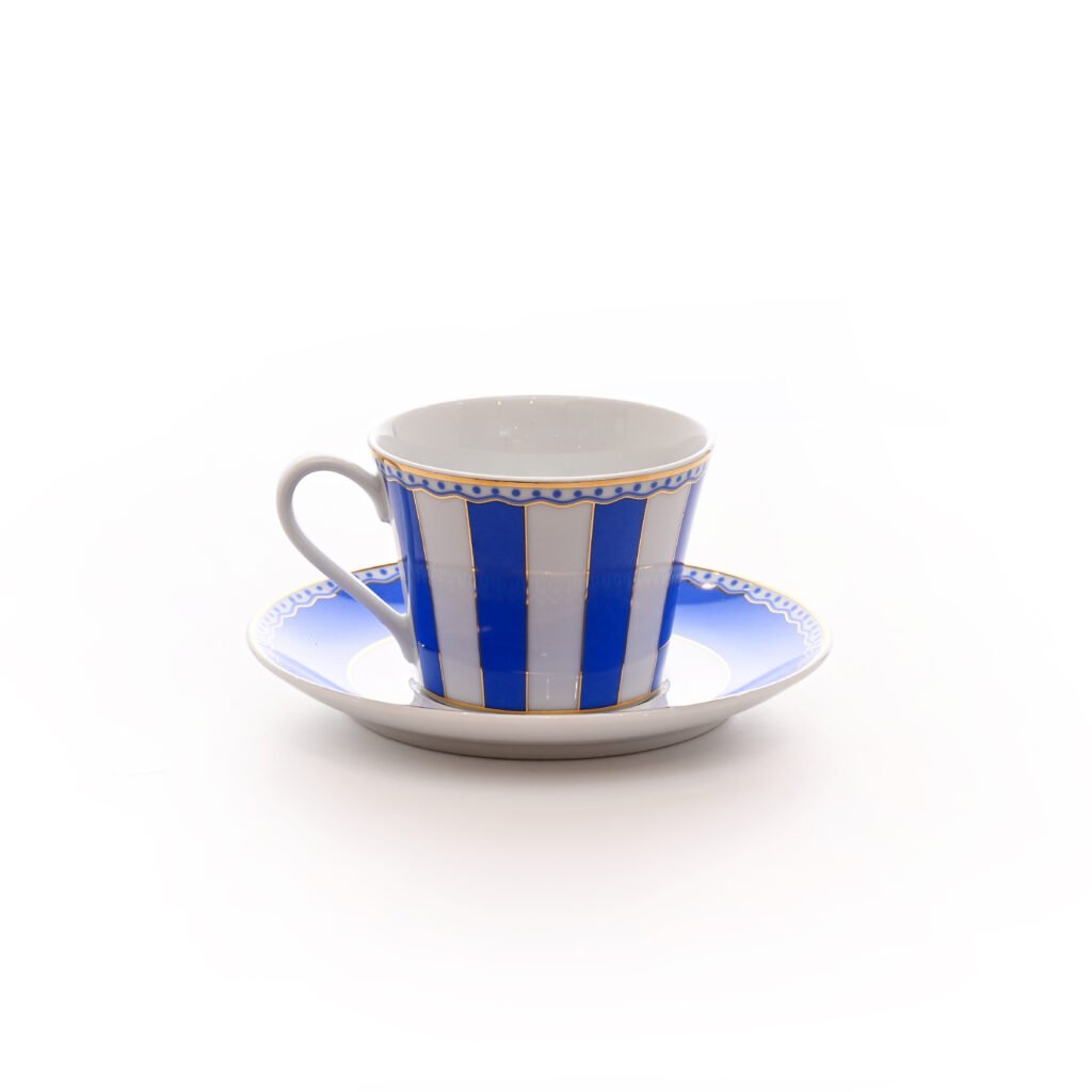فنجان قهوة ازرق