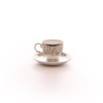 طقم فناجين قهوة نوريتاكي 6 قطع رمادي ذهبي كلاسيكي