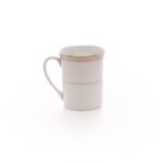 فنجان نوريتاكي ذهبي خطوط رفيعة