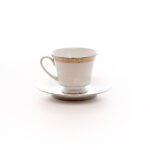 طقم فناجين شاي نوريتاكي 6 قطع كلاسيكي ذهبي