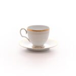 طقم فناجين شاي نوريتاكي 6 قطع ذهبي رفيع