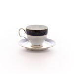 طقم فناجين شاي نوريتاكي 6 قطع أزرق ملكي ذهبي