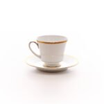 طقم فناجين شاي نوريتاكي 6 قطع ذهبي أنيق